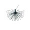 Vickerman 160Lt x 24" Green Starburst Pure White Twinkle 5mm LED Lights.